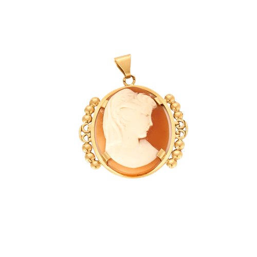 Pendentif Pendentif Camée or jaune 58 Facettes LP903