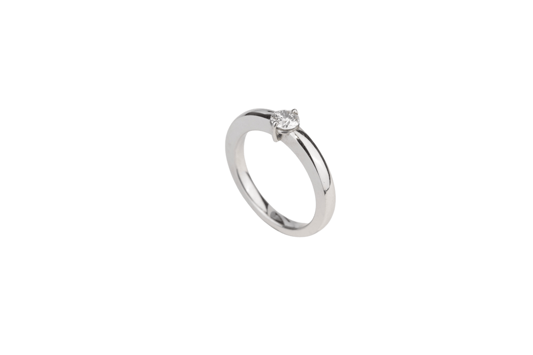 Bague 55 Bague solitaire diamant 0.40ct 58 Facettes