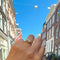 Bague 51 Bague Toi et Moi en or jaune 18 carats et diamants 58 Facettes 010788AB20E842AFA508003DE20DC709