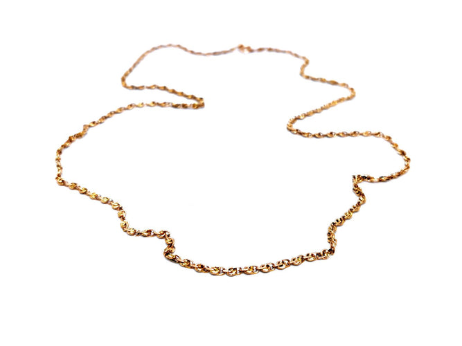 Collier Collier maille en or jaune 18 carats 58 Facettes 930252CN