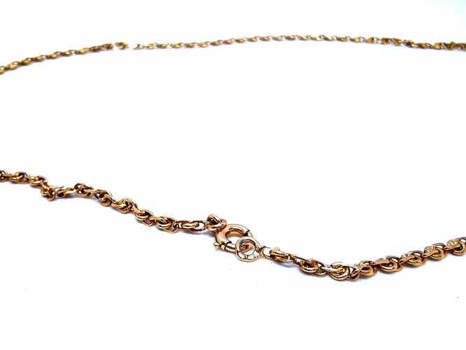 Collier Collier maille en or jaune 18 carats 58 Facettes 930252CN