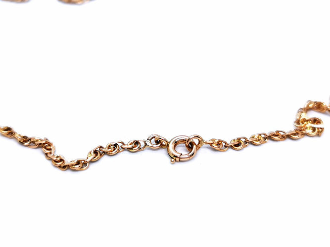 Collier Collier maille en or jaune 18 carats 58 Facettes 930252CN