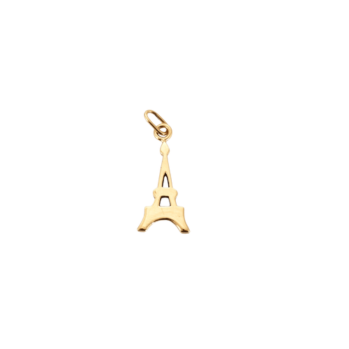 Pendentif Pendentif Tour Eiffel or jaune 58 Facettes