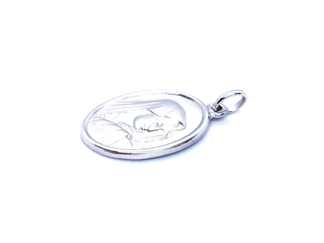 Pendentif Pendentif religieux en or blanc 18 carats 58 Facettes 947616CD
