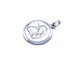Pendentif Pendentif médaille ange en or blanc 18 carats 58 Facettes 947739CD