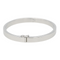 Bracelet Bracelet rigide ouvrant en or blanc 18 carats et palladium 58 Facettes 968092CN