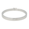 Bracelet Bracelet rigide ouvrant en or blanc 18 carats et palladium 58 Facettes 968092CN