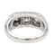 Bague 54 Bague en or blanc 18 carats et diamants taille brillant 58 Facettes 978904CN