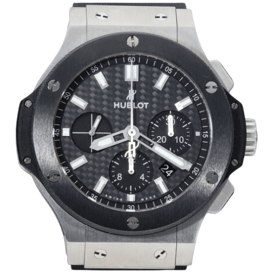 Montre Hublot Montre Big Bang Ceramic Steel 44 Chronograph 58 Facettes MT40210