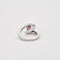 Bague 52 Bague jonc croisé Tourmaline rose Diamants 58 Facettes DV0056-5