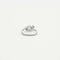 Bague 51 Bague or gris, aigue-marine, saphirs et diamants 58 Facettes DV0490-1