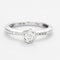 DIDIER GUERIN - bague solitaire or gris