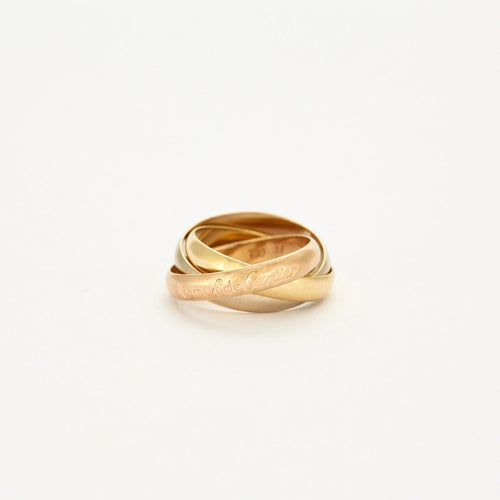 Bague 51 CARTIER - MUST - TRINITY - Bague trois anneaux 58 Facettes DV0504-2