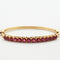 Bracelet Bracelet jonc or jaune et rubis 58 Facettes DV0507-4