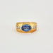 Bague 49 Bague Jonc Saphirs Diamants 58 Facettes DV0484-1