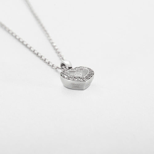 Collier CHOPARD - Happy Diamonds Icons - Collier en or gris 58 Facettes DV0509-2