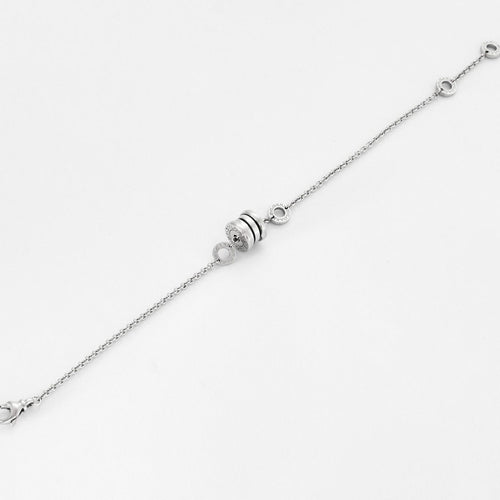 Bracelet BULGARI - B ZERO - Bracelet maille forcée en or gris 58 Facettes DV0527-1