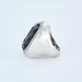 Bague 48 Importante Bague en or gris, intaille onyx 58 Facettes DV0529-1