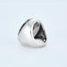 Bague 48 Importante Bague en or gris, intaille onyx 58 Facettes DV0529-1