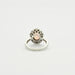 Bague 54 Bague Marguerite Opale et Diamants 58 Facettes DV0538-1