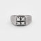 Bague 48 Bague en or gris et diamants 58 Facettes DV0541-2