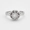 Bague 53 Bague solitaire en or gris Diamant 58 Facettes DV0541-5