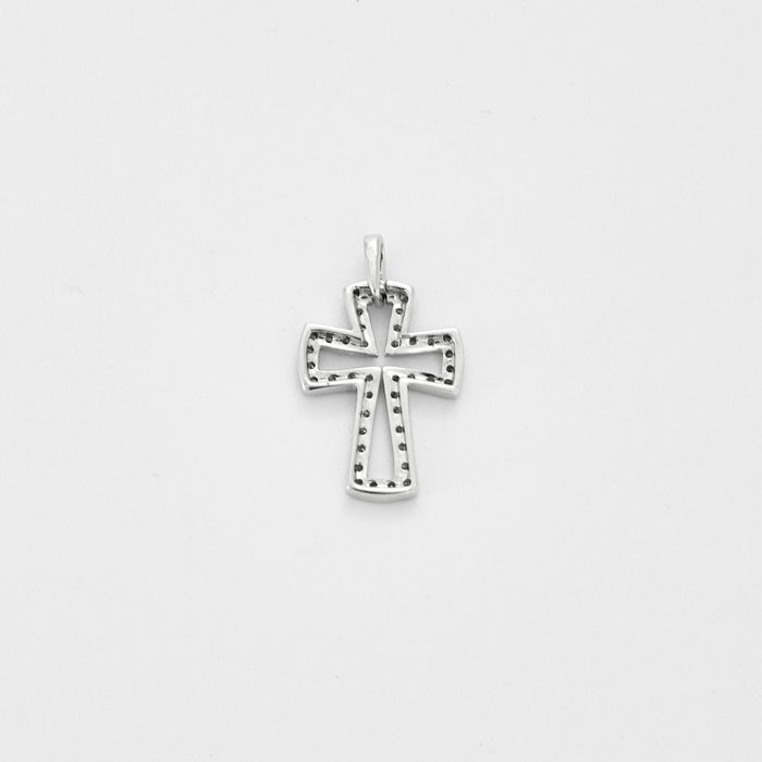 Pendentif Pendentif en or gris et  diamant 58 Facettes DV0463-11