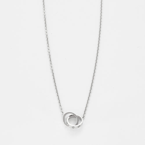 CARTIER - LOVE BABY - Collier en or gris