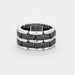 CHANEL - ULTRA - GM - Bague en or gris et céramique noire 58 Facettes DV0502-3