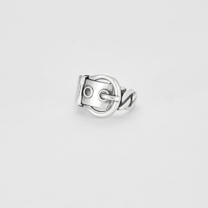 HERMES - Anillo para cinturón en plata