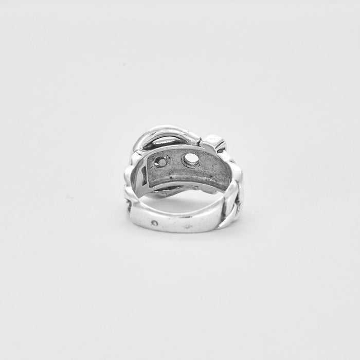 HERMES - Belt Ring in silver
