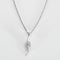 Collier Collier en or gris et pendentif en or gris, diamants 58 Facettes DV0566-3