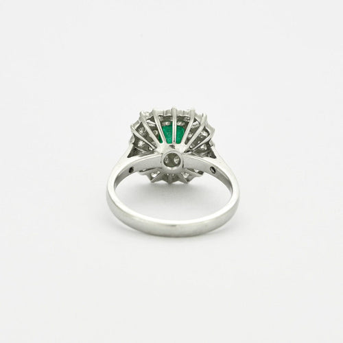 Bague 53 Bague en or émeraude et diamants 58 Facettes DV0569-2