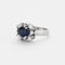 Bague 53 Bague saphir et diamants 58 Facettes DV0569-8