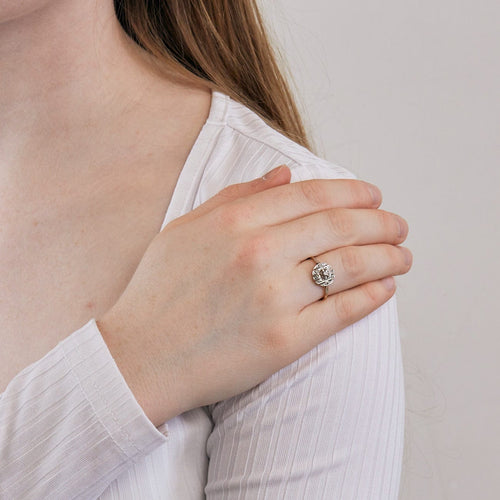 Bague 55 Bague or et diamants 58 Facettes DV0569-10