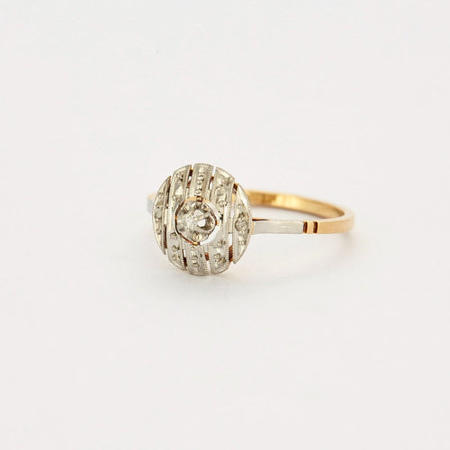 Bague 55 Bague or et diamants 58 Facettes DV0569-10