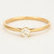 Bague 55 GEMMYO - Baby Lady - Bague solitaire en or jaune 58 Facettes DV1998-2