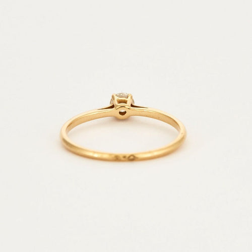 Bague 55 GEMMYO - Baby Lady - Bague solitaire en or jaune 58 Facettes DV1998-2