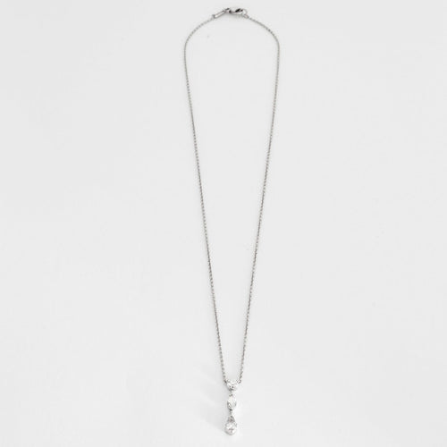 Collier Wint & KIND - Collier en or gris et diamants 58 Facettes DV0560-1