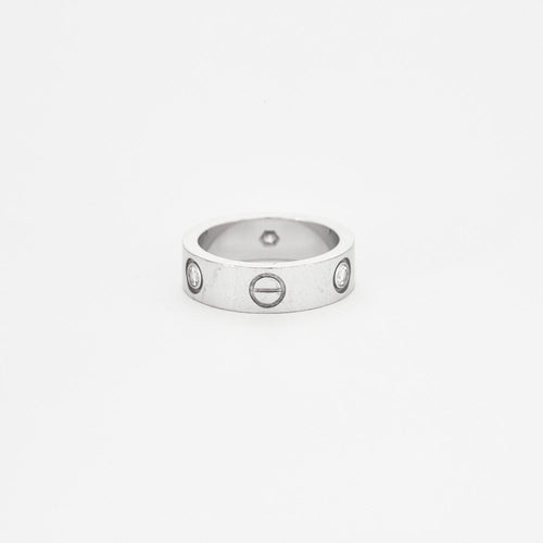 Bague 51 CARTIER - Bague Love Diamants Or Blanc 58 Facettes DV0356-1