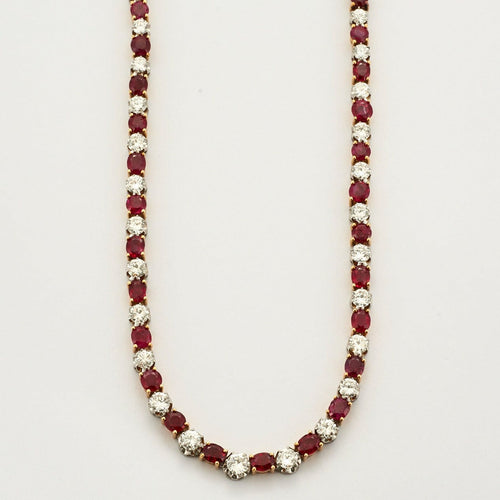 Collier Collier Rubis et Diamants 58 Facettes DV0590-1