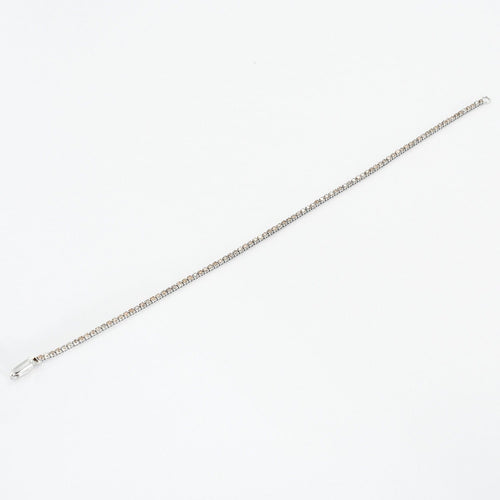 Bracelet Bracelet tennis - or gris et diamants 58 Facettes DV0597-8