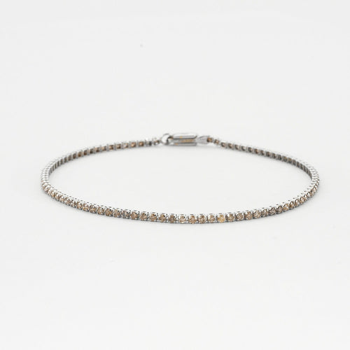Bracelet Bracelet tennis - or gris et diamants 58 Facettes DV0597-8