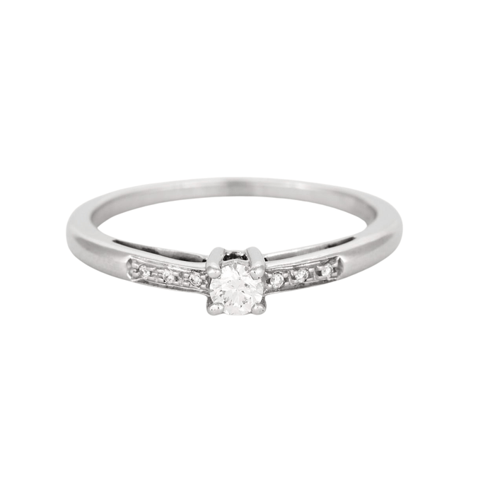 Bague 56 Mauboussin Bague Solitaire Tu es le Sel de ma vie N°2, white gold, Diamond 58 Facettes DV2596-1