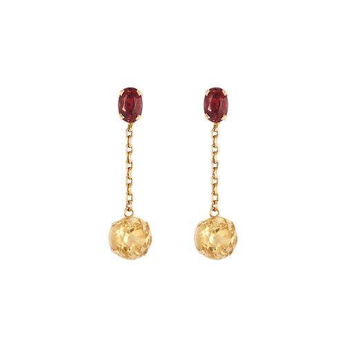 Boucles d'oreilles Boucles d'oreilles Citrine 58 Facettes DV2211-5