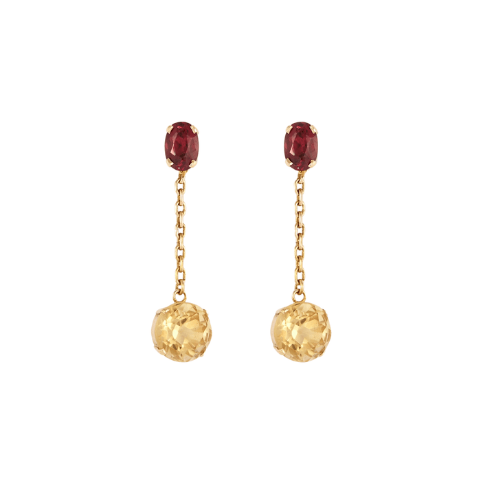 Boucles d'oreilles Boucles d'oreilles Citrine 58 Facettes DV2211-5