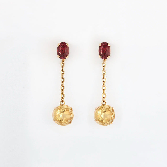 Boucles d'oreilles Boucles d'oreilles Citrine 58 Facettes DV2211-5