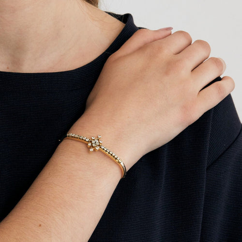 Bracelet Bracelet or jaune et diamant 58 Facettes DV2515-1