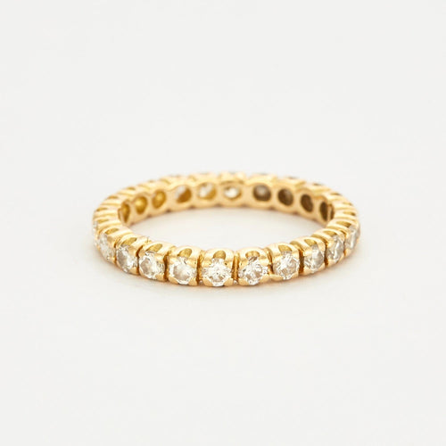 Bague 52 Alliance en or jaune et diamants 58 Facettes DV0613-1