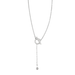 Collier Hermès - Collier Finesse Pendant - or gris et diamants 58 Facettes DV2795-14